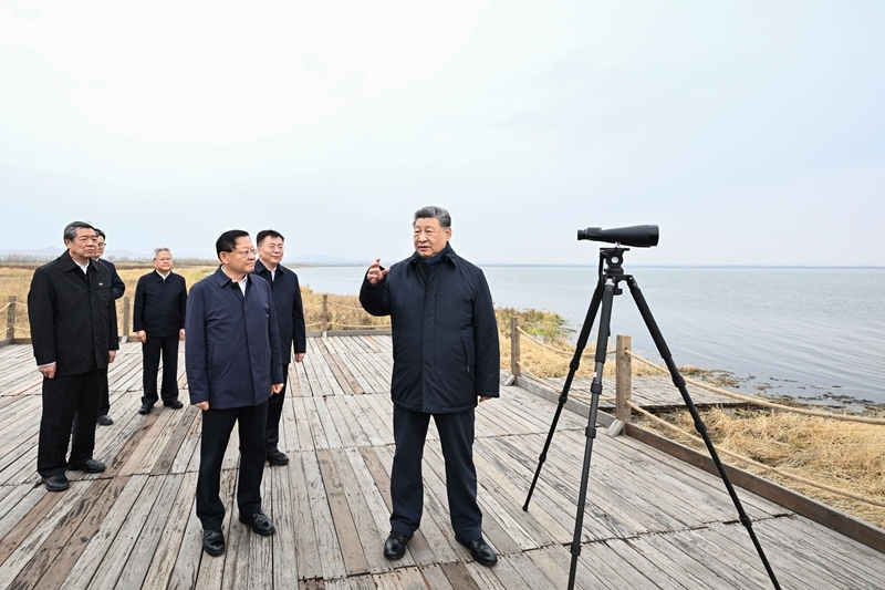习近平在内蒙古乌兰察布考察时强调 统筹高质量发展和高水平保护 坚定不移走生态优先绿色发展之路